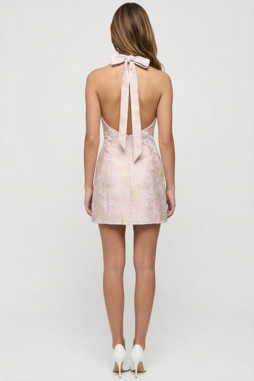 Bloom & Bow Dress | Pink/Floral