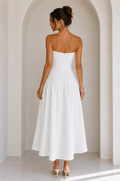 Riviera Romance Dress | White