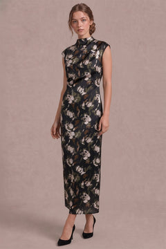 Weekend In Provence Dress | Black/Floral