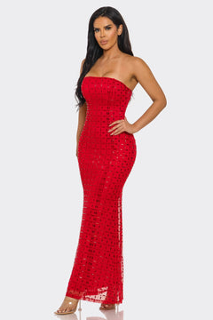 The Linda Dress | Red