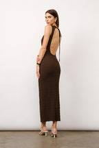 Rustic Charm Dress | Brown