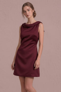 Back Story Dress | Burgundy