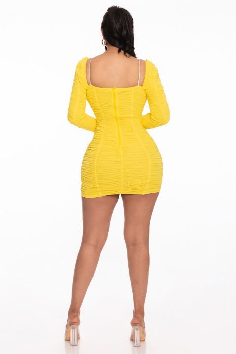 Jewel of the Nile Dress | Yellow (Final Sale)