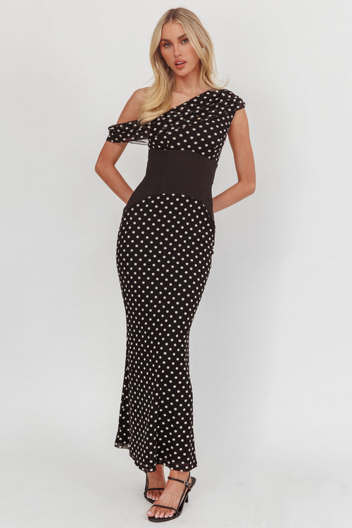 Make A Scene Dress | Black Dot