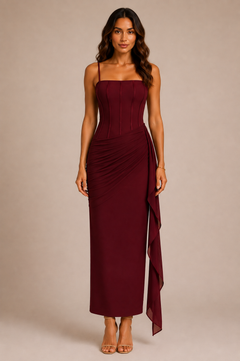 Once Upon An Evening Dress | Wine