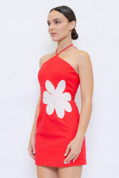 Portofino Petal Dress | Red