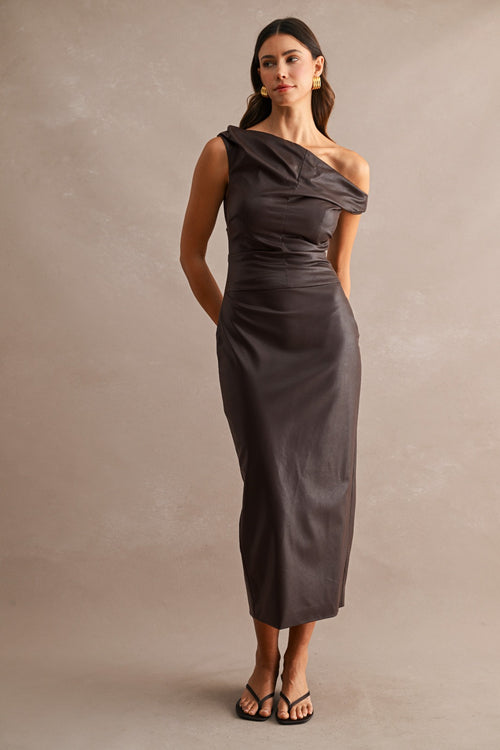Upper East Side Dress | Brown