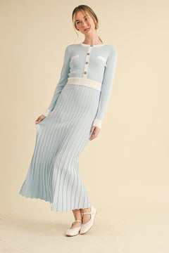 Best Wishes Dress | Blue/White