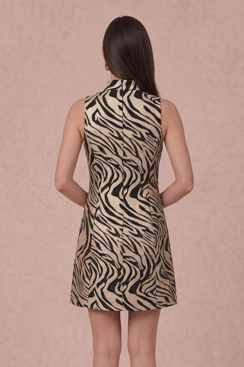 Wild At Heart Dress | Black/Nude