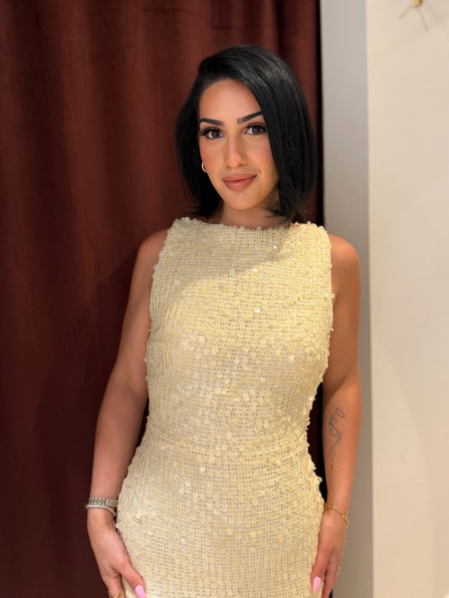 Champagne Hour Dress | Butter Yellow