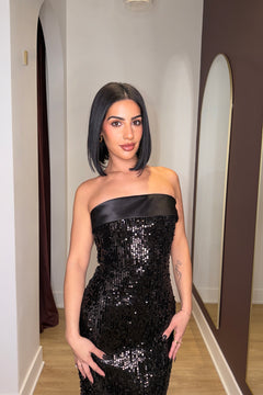 Midnight Rendezvous Dress | Black