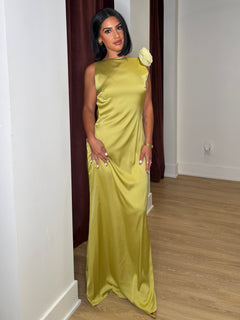 Tuscan Rose Dress | Chartreuse