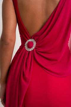 The Merissa Dress | Cranberry (FINAL SALE)