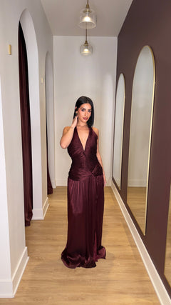 The Calista Dress | Wine
