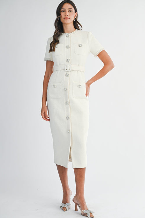 Roman Holiday Dress | Ivory