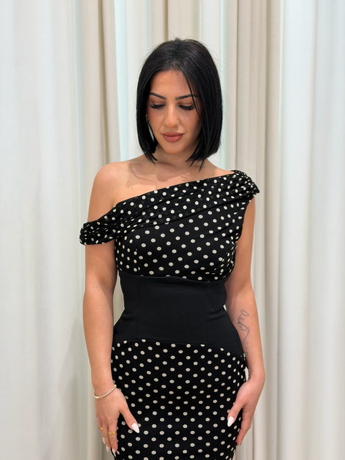Make A Scene Dress | Black Dot
