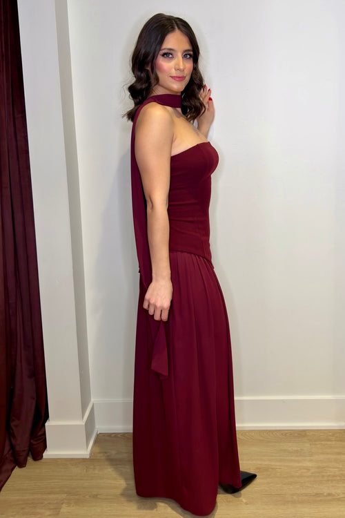 Beautiful Fantasy Dress | Wine