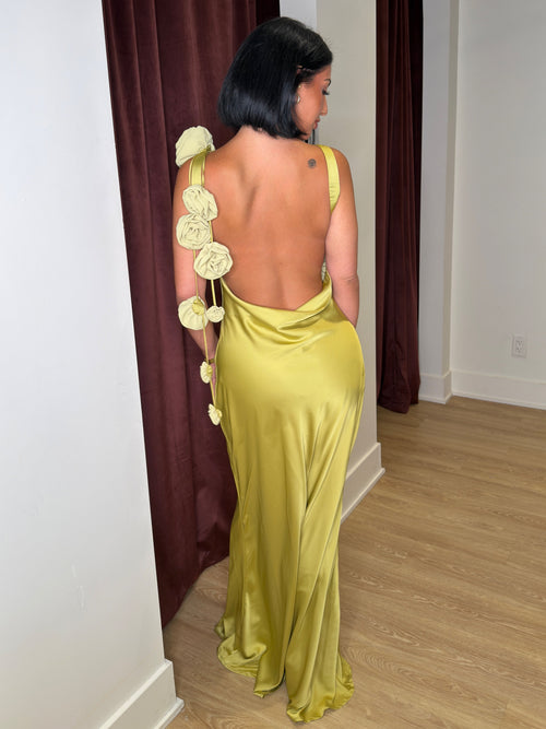 Tuscan Rose Dress | Chartreuse