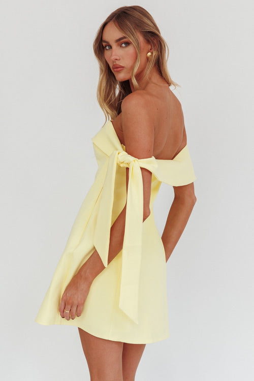 Forever Yours Dress | Pale Yellow