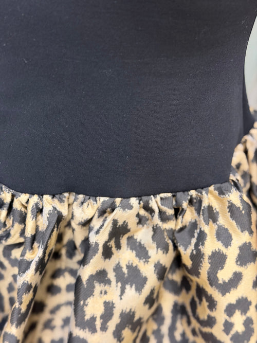 Leopard Vibes Dress | Black/Multi