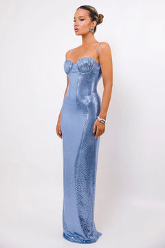 The Indira Dress | Blue
