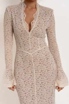 The Simone Dress | Cream/Nude (FINAL SALE)