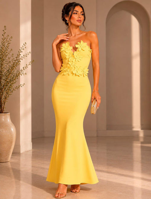 The Serafina Dress | Yellow