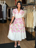 Sunday Best Dress | Cream/Floral