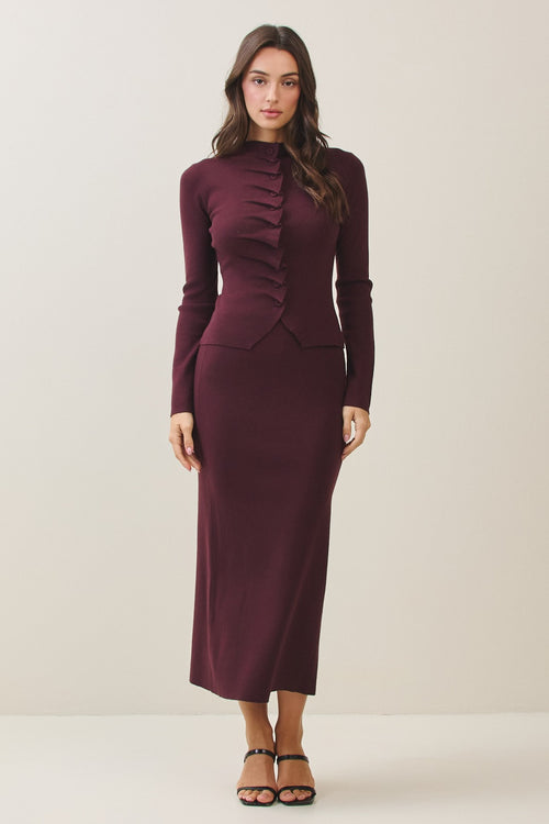 The Blair Two-Piece Set | Wine