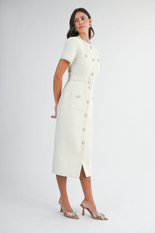 Roman Holiday Dress | Ivory