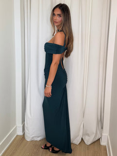The Alanna Dress | Hunter Green (FINAL SALE)