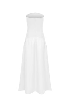 Riviera Romance Dress | White