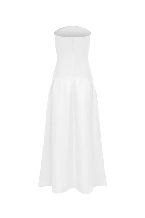 Riviera Romance Dress | White