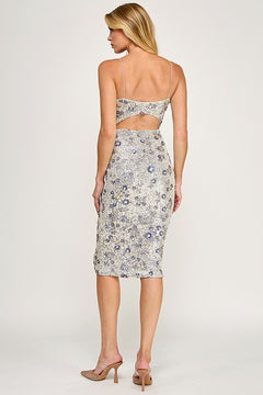 Violet Hour Dress | Silver/Multi