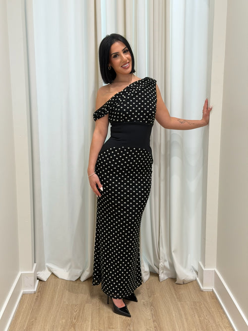 Make A Scene Dress | Black Dot