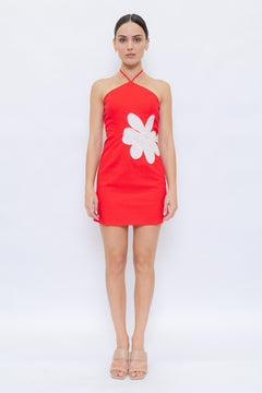 Portofino Petal Dress | Red