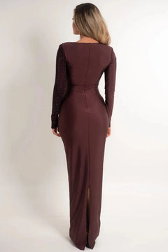 The Tamara Dress | Wine (FINAL SALE)