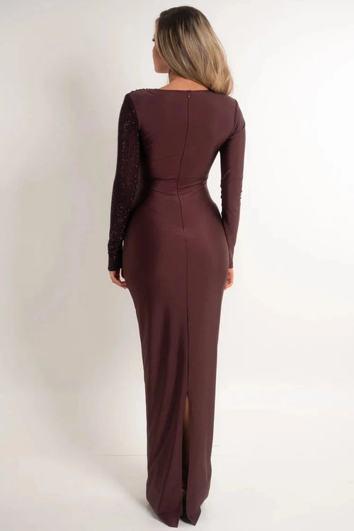 The Tamara Dress | Wine (FINAL SALE)