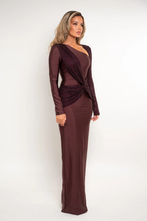 The Tamara Dress | Wine (FINAL SALE)