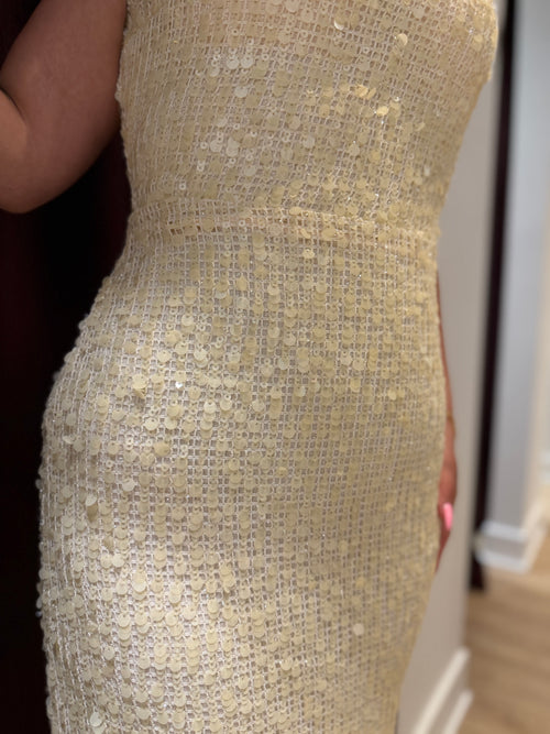 Champagne Hour Dress | Butter Yellow