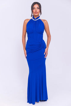 The Lorina Dress | Royal Blue