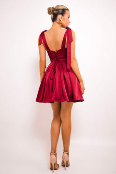 The Bonnie Dress | Burgundy