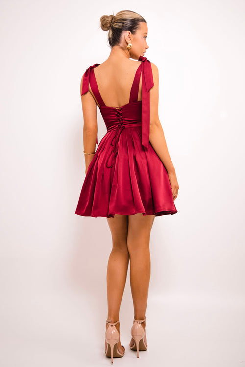 The Bonnie Dress | Burgundy