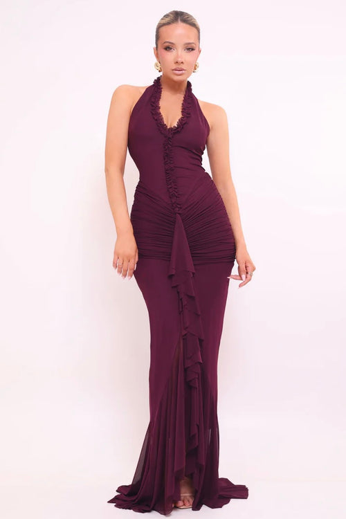 The Meli Dress | Wine (PRE-ORDER)