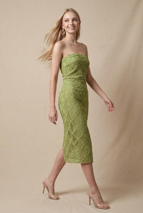 Capri Garden Dress | Olive Green