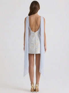 The Hamptons Dress | Blue/Floral