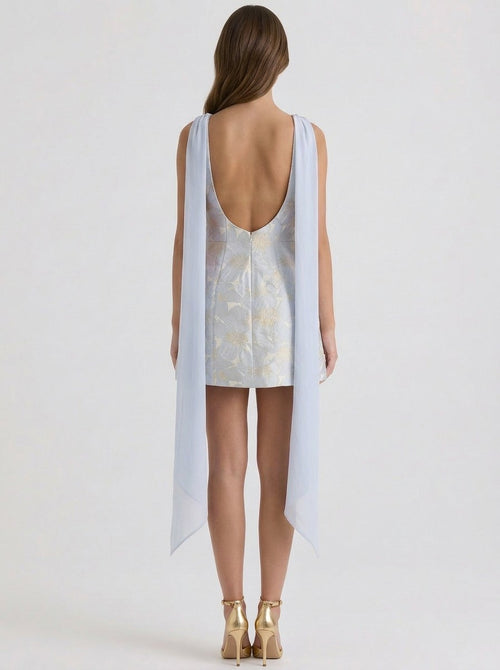 The Hamptons Dress | Blue/Floral