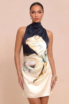 Villa Escape Dress | Navy/Floral