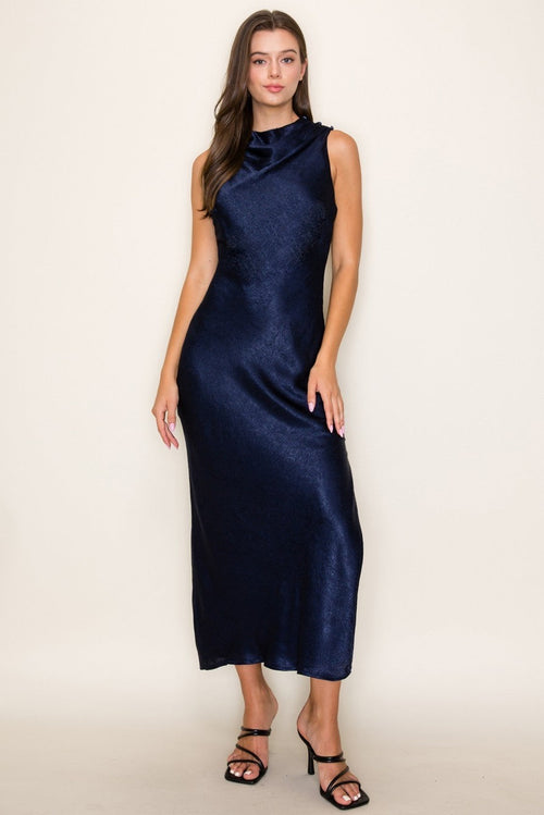 Starlight Soiree Dress | Navy