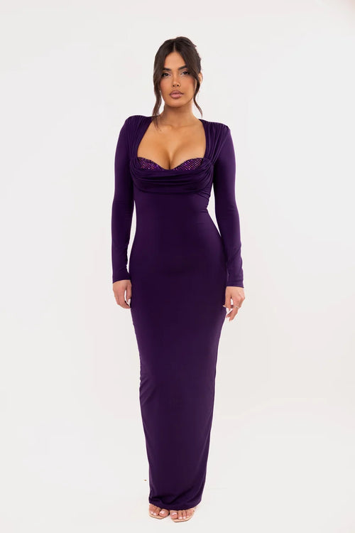 The Morena Dress | Purple (FINAL SALE)